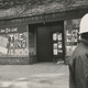The King Is Dead” and “Long Live the King” are seen written on a store in the 1400 block of Chicago’s North Sedgwick Street on April 7, 1968, three days after Dr. Martin Luther King Jr.’s assassination. (Credit: Chicago Sun-Times)